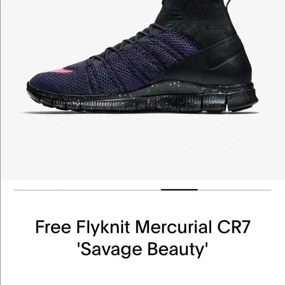 Nike free flyknit mercurial CR7 savage beauty